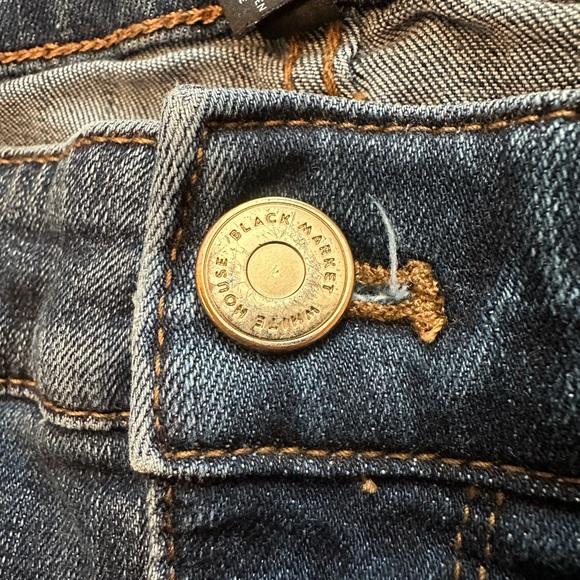 White House Black Market Blue Skinny Jeans - Picture 4 of 12